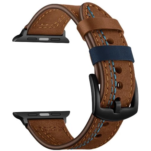 Apple Watch Bőrszíj Fekete órához